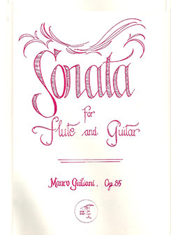 GIULIANI: Sonata, Opus 85