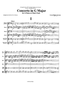 TELEMANN: Concerto in G Major