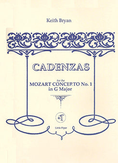 BRYAN: Cadenza Mozart No 1 G Major