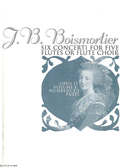BOISMORTIER: Six Concerti for Five Flutes - parts