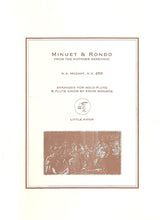 Load image into Gallery viewer, MOZART: Minuet and Rondo (Haffner)