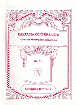 BROTONS: Fantasia Concertante