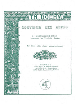 BOEHM: Souvenir Des Alps Op 27-29 Nos 1-3